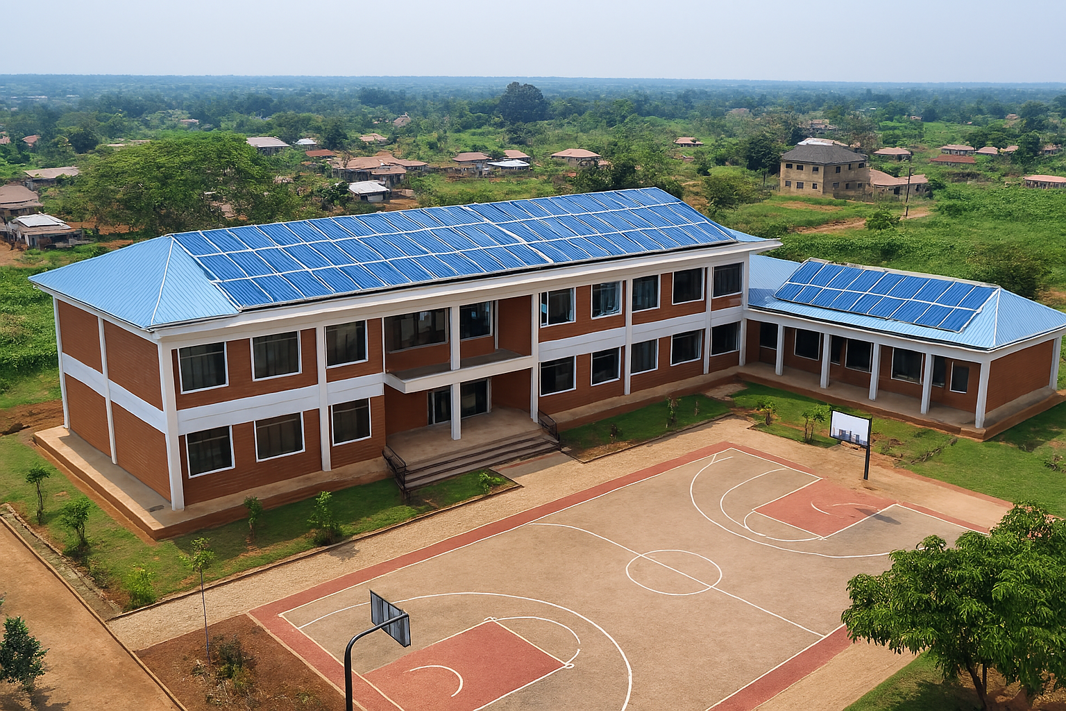 Modern School Campus